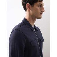 Autograph Cotton Rich Twill Jacket Dark Navy