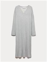 Viscose Lace Long Sleeve Nightdress