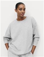 Cotton Rich Brushback Lounge Sweatshirt