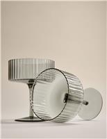 Set of 2 Celine Ribbed Champagne Saucers