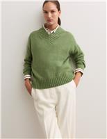 Mohair Blend V-Neck Jumper