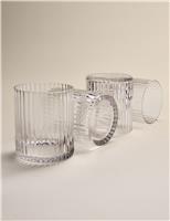 Set of 4 Celine Ribbed Tumblers