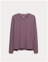 Textured Crew Neck Top