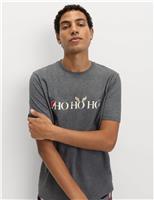 Pure Cotton Ho Ho Ho Loungewear Top