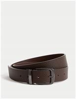 Leather Casual Buckle Belt