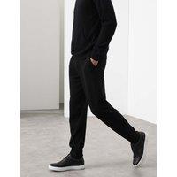 Autograph Pure Cashmere Knitted Joggers Black