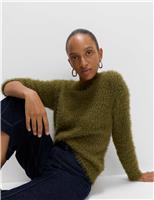 Textured Crew Neck Jumper