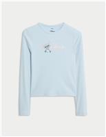 Cotton Rich Lilo & Stitch Ribbed Top (6-16 Yrs)