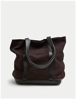 Suede Weekend Bag