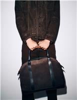 Suede Weekend Bag