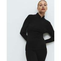 M&S Heatgen Maximum Thermal Funnel Neck Top Black