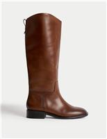 Leather Riding Knee High Boots