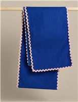 Cotton with Linen Ric Rac Table Runner