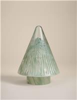 Confetti Glass Christmas Tree Room Decoration