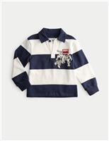 Pure Cotton Avengers Rugby Top (2-8 Yrs)