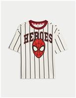 Pure Cotton Spider-Man Baseball Shirt (2-8 Yrs)