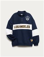 Cotton Rich LA Galaxy Rugby Sweatshirt (6-16 Yrs)