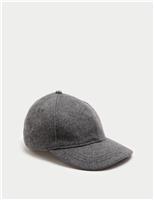 Wool Blend Baseball Cap