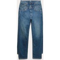 M&S 2 Pack Straight Fit Stretch Jeans Blue Denim