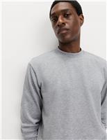 Cotton Rich Crew Neck Sweatshirt