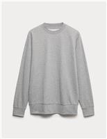 Cotton Rich Crew Neck Sweatshirt