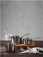3 Piece Stainless Steel Saucepan Set