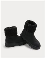 Kids Borg Cuff Ankle Boots (4 Small - 2 Large)