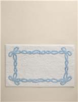 Pure Cotton Bow Bath Mat