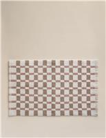 Pure Cotton Geometric Bath Mat