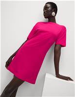 Pure Cotton Mini Relaxed T-Shirt Dress