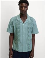 Relaxed Fit Cotton Rich Textured Shirt