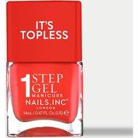 Nails Inc. It's Topless 1-Step Gel Nail Polish 14ml Medium Red