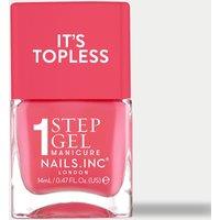 Nails Inc. It's Topless 1-Step Gel Nail Polish 14ml Dark Coral