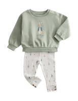 2pc Cotton Rich Peter Rabbit Sweat Outfit (0-3 Yrs)