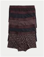 5pk Supima Cotton Modal Stretch Printed Hipsters