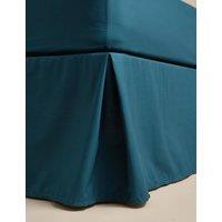 M&S Egyptian Cotton 230 Thread Count Crisp Valance Teal