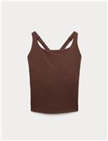 Go Balance Strappy Back Crop Vest Top