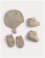 5pc Baby Trapper Knitted Set (0-12 Mths)