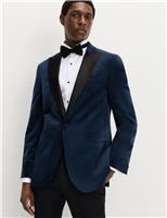 Tailored Fit Velvet Tuxedo Jacket