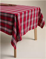 Cotton Rich Tartan Tablecloth