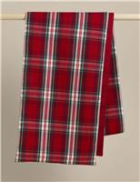 Cotton Rich Tartan Table Runner