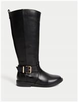 Kids Buckle Riding Boots (10 Small - 6 Large)