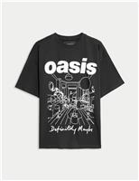 Pure Cotton Oasis Graphic T-Shirt (6-16 Yrs)