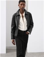 Pure Leather Trucker Jacket