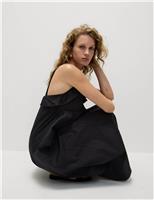 Pure Cotton Ruffle Midaxi Cami Dress