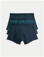 3pk Cotton Stretch Cool & Fresh Trunks