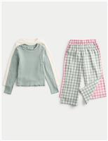 Kids 2 Pack Gingham Pyjama Sets (1-8 Yrs)