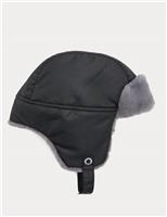Kids Faux Fur Ski Trapper Winter Hat (3-13 Yrs)