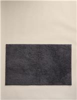 M&S Pure Cotton Tufted Bath Mat Charcoal