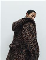 Teddy Borg Leopard Print Dressing Gown